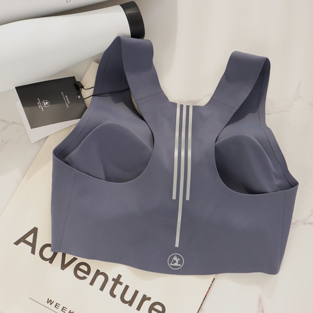 Wolford High Impact Shockproof Sports Bra Reflective strip sports bra